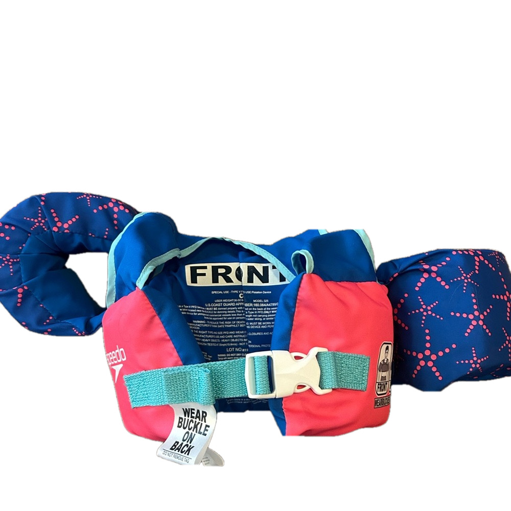 *Speedo Kids Swim Vest - Pink and Blue - Picture 7 of 8